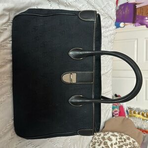 Black Canvas Dooney & Bourke Satchel Purse